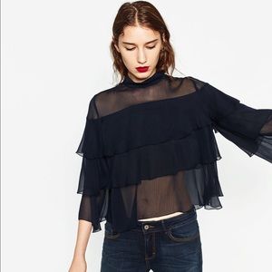 Zara Black Top