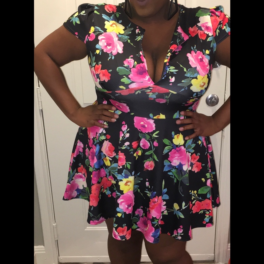 Floral Skater Dress