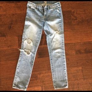 J Crew crop jeans
