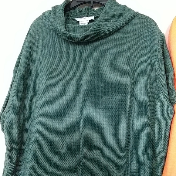 WOMEN'S SS SHIRTS. COWL NECK MESH NWOT COLLARED - Picture 6 of 8