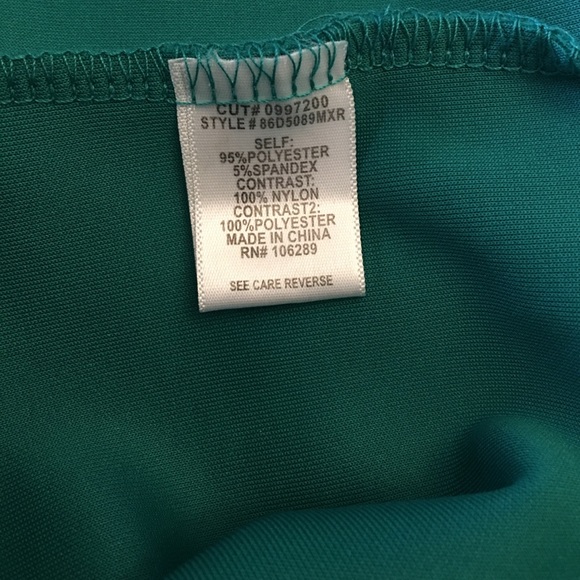 Teal Peplum dress - Picture 4 of 5