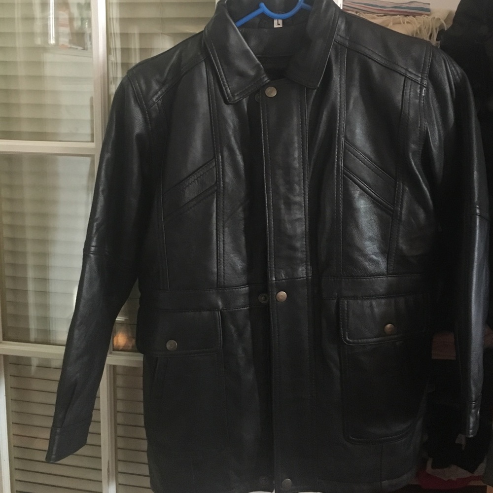 A leather jacket