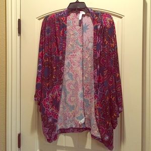 Multi-colored kimono from Francesca's