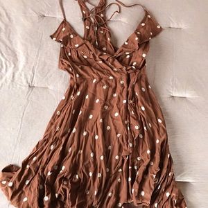 UO Flirty Wrap Dress