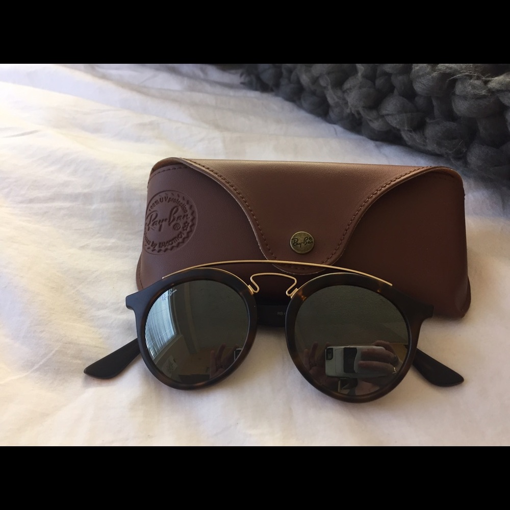 Rayban gatsby round glasses