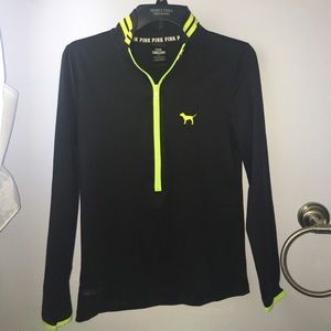 VS Pink ultimate 1/2 zip, only worn once!