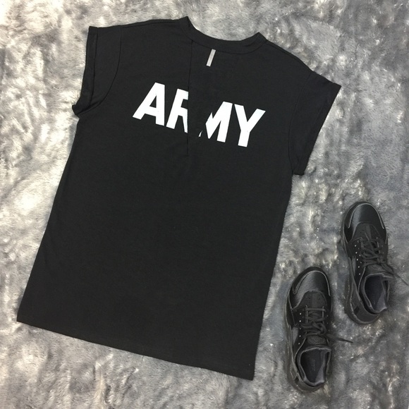 Army V Cut Tee - Picture 2 of 4