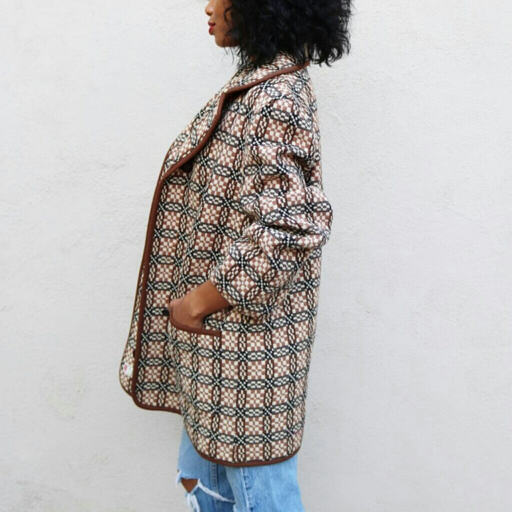 *Sold* Vintage Wool Blanket Coat