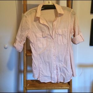 Jame Perse pale pink button down