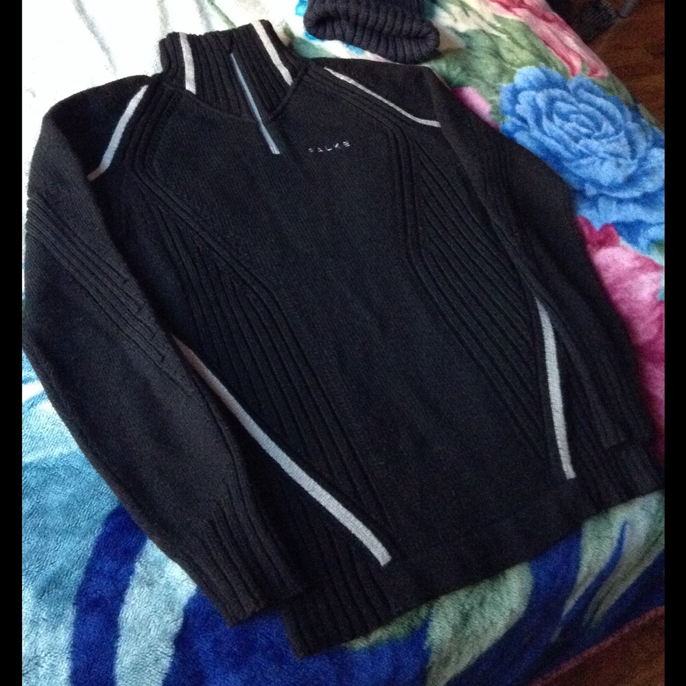 Gray & black sweater
