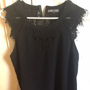 Brixon Ivy Black Lace Blouse