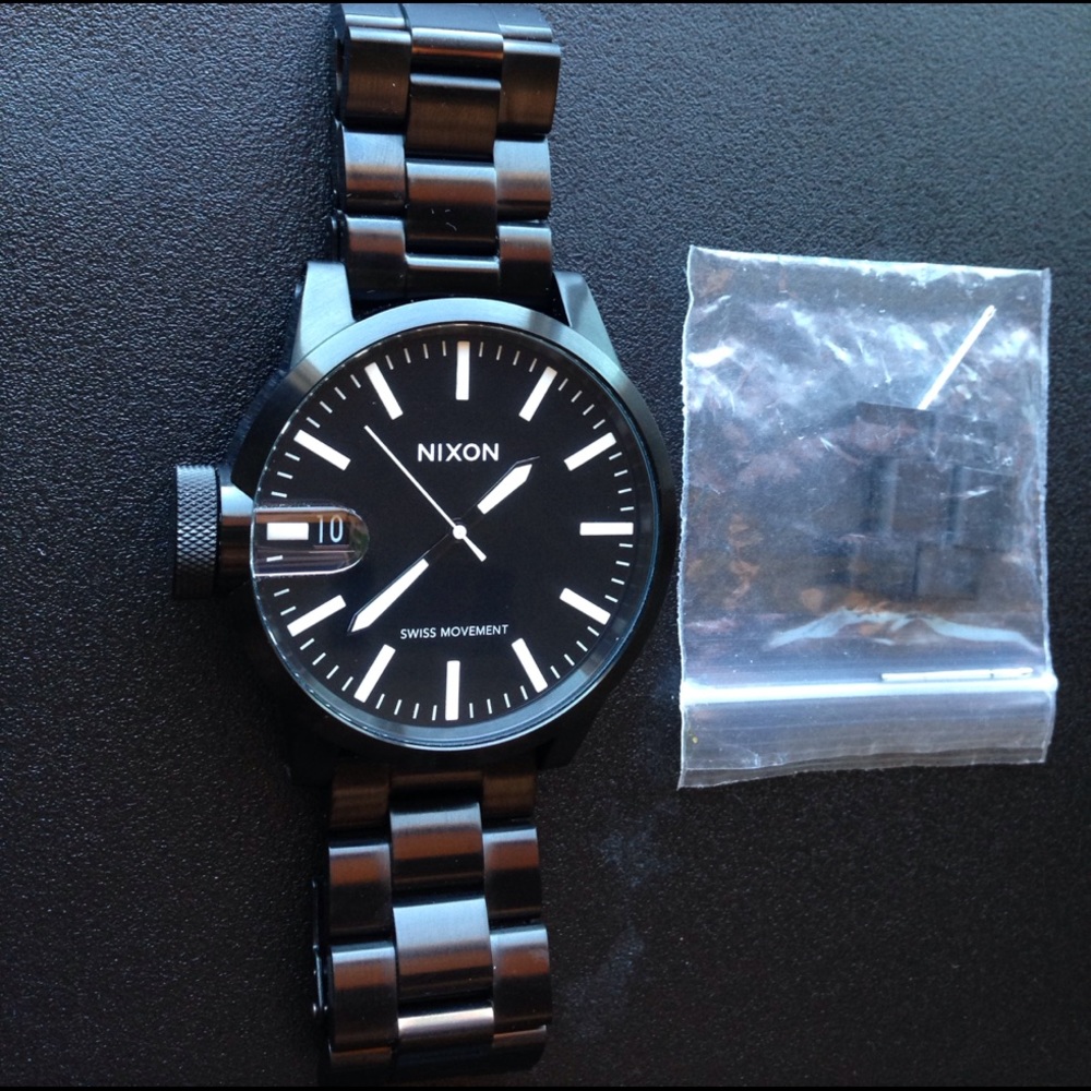 Nixon Chronicle SS All Black Watch