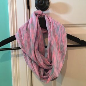 Pink and blue ivivva infinity scarf