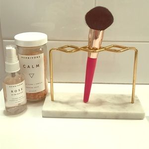 Anthropologie Marble Makeup Brush Holder