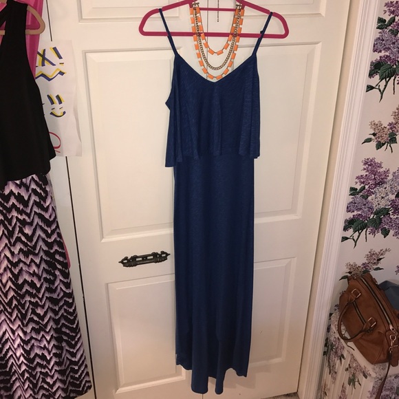 Mossimo Supply Co. Dresses & Skirts - High-Low Maxi Dress, Medium dark heather blue
