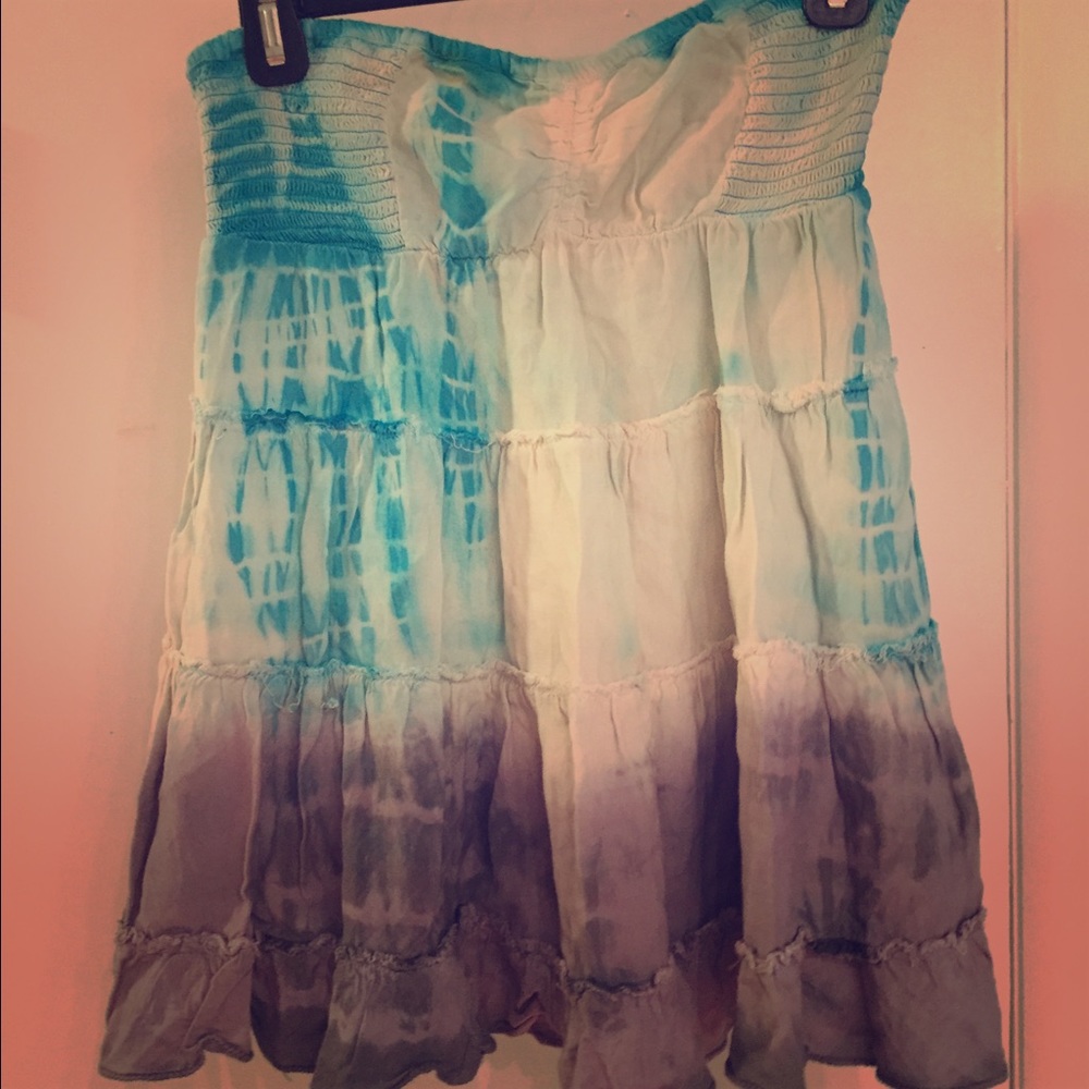 Free People tie dye tube top