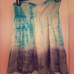 Free People tie dye tube top