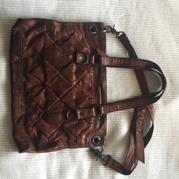 Brown Leather Crossbody Purse - Picture 2 of 4
