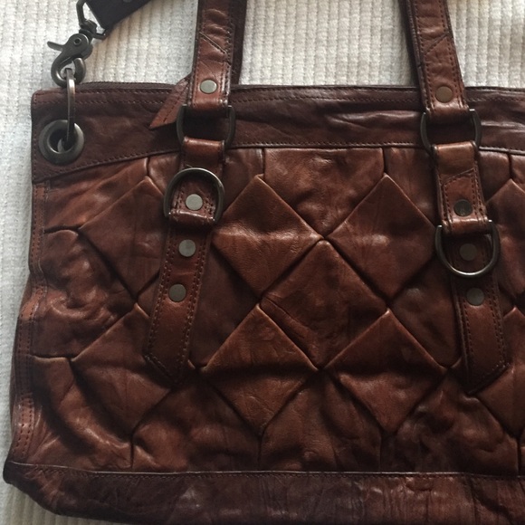 Brown Leather Crossbody Purse - Picture 3 of 4