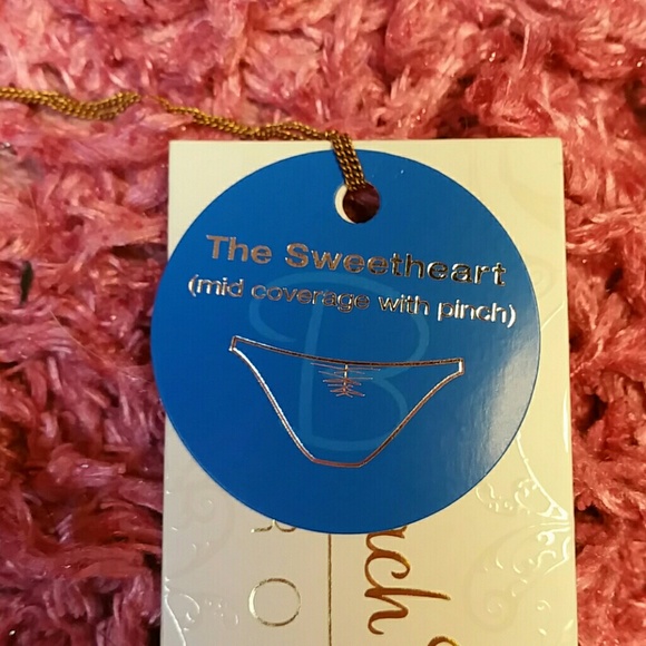 **NEW**  BEACH BUNNY BIKINI  Navy w/Hot Pink - Picture 7 of 7