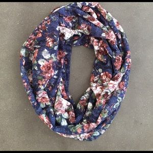 Floral infinity scarf
