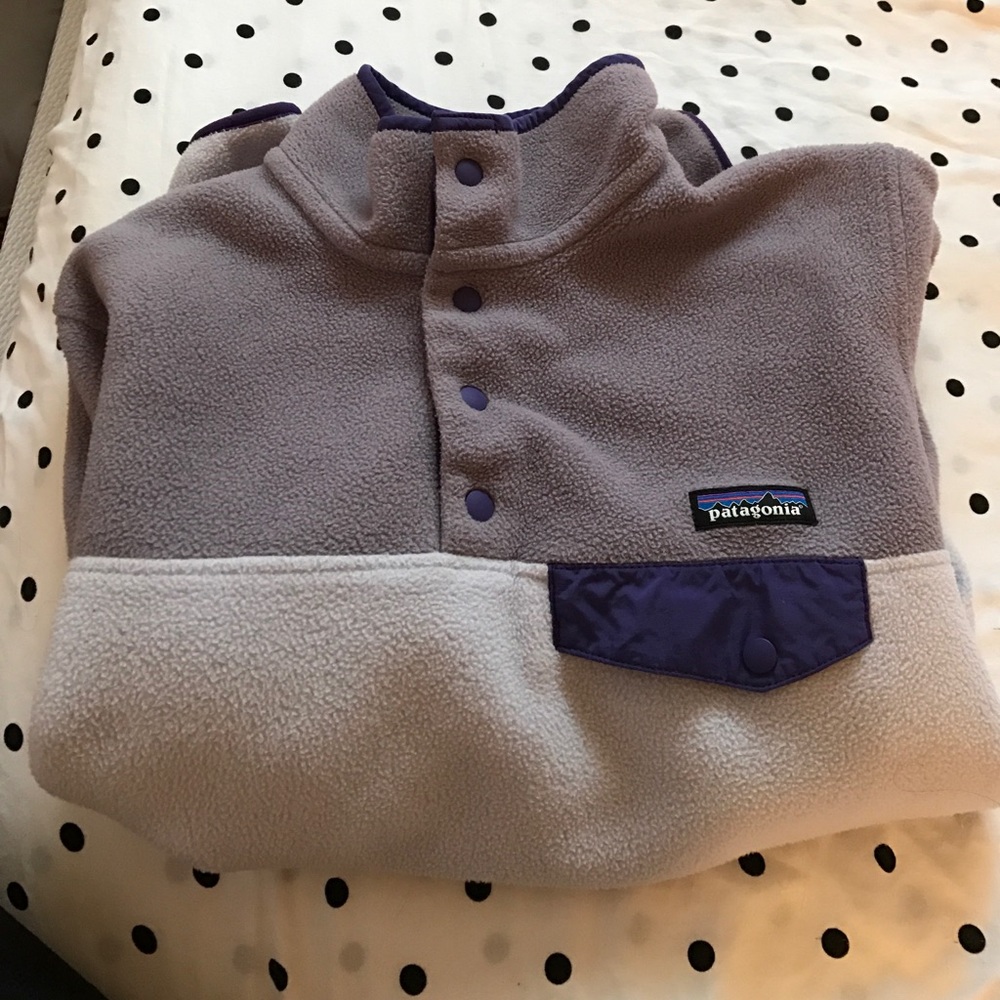 Patagonia synchilla women's medium purple fleece