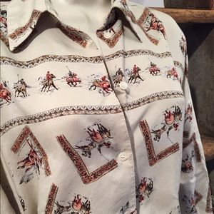 Vintage Horse Blouse
