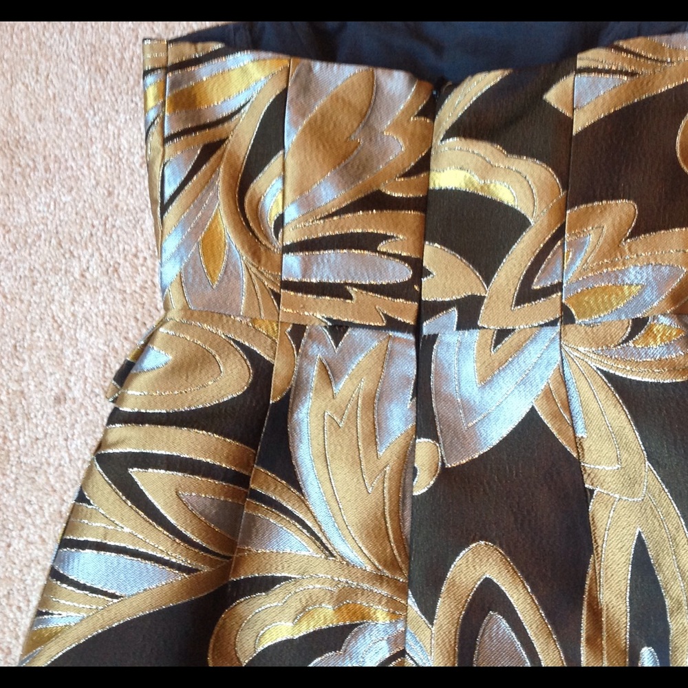 Beth Bowley dress black,gold and silver size 2