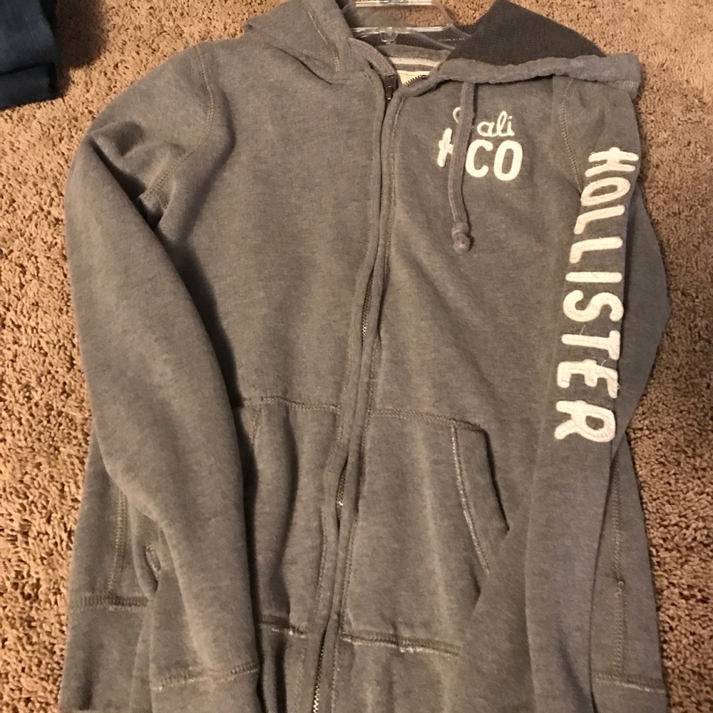 Hollister zip up sweater