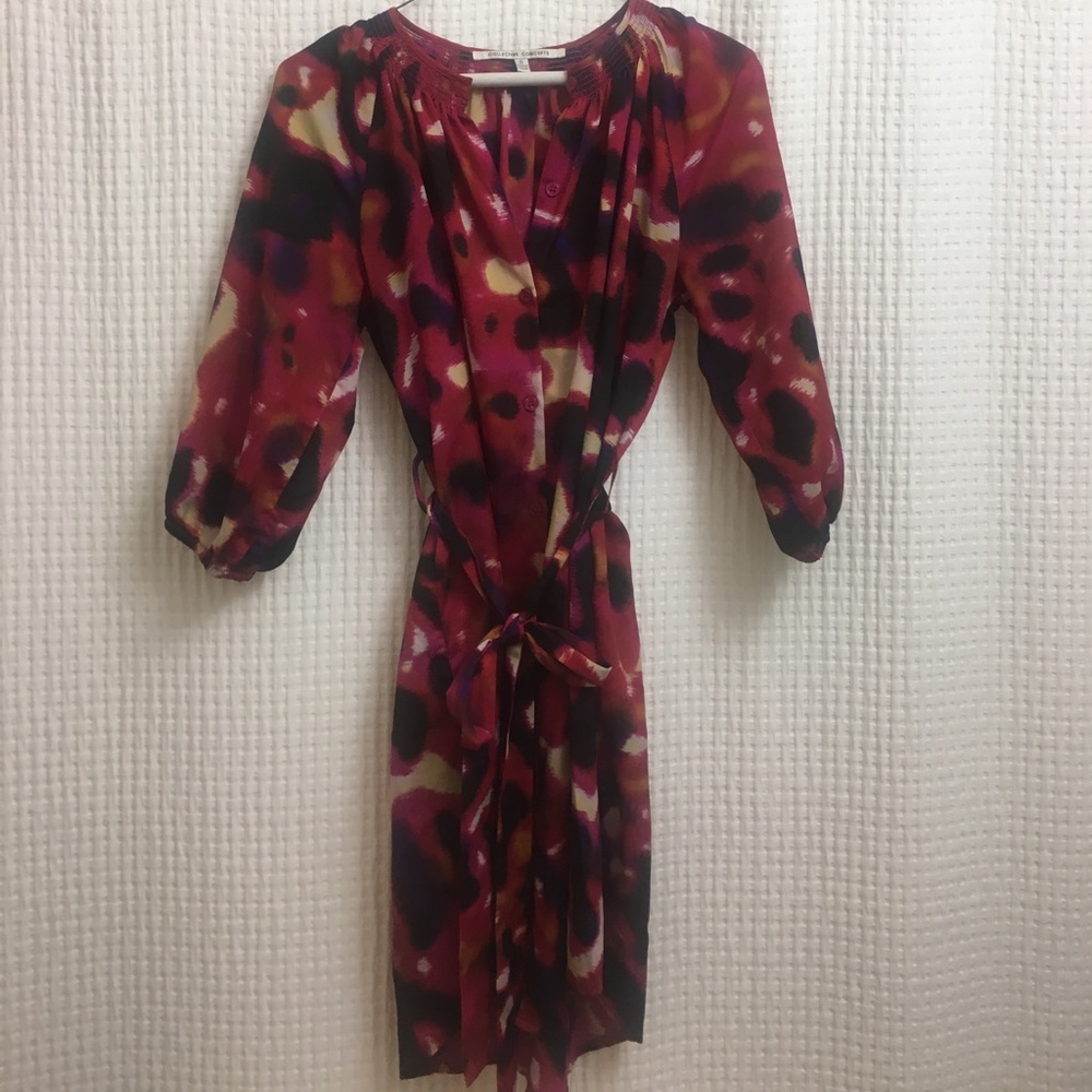 Fun colorful shirtdress