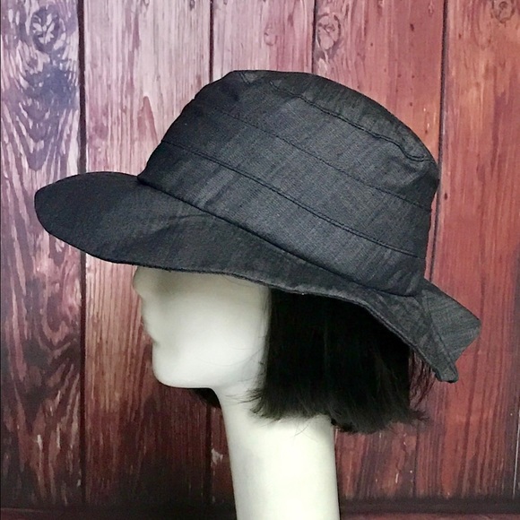 Dark Denim Bucket Sun Hat main image 6
