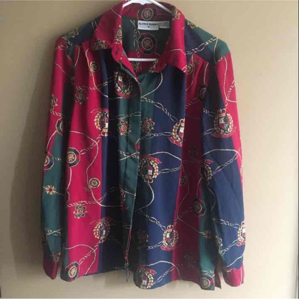 Alfred Dunner Patterned Blouse