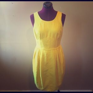 Yellow J. Crew dress