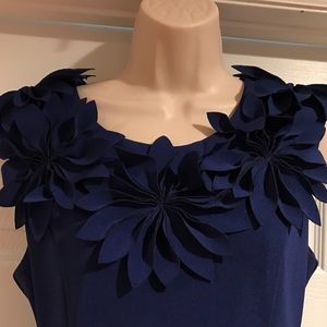 **SOLD** Royal Blue Drop Waist Dress Sz. L