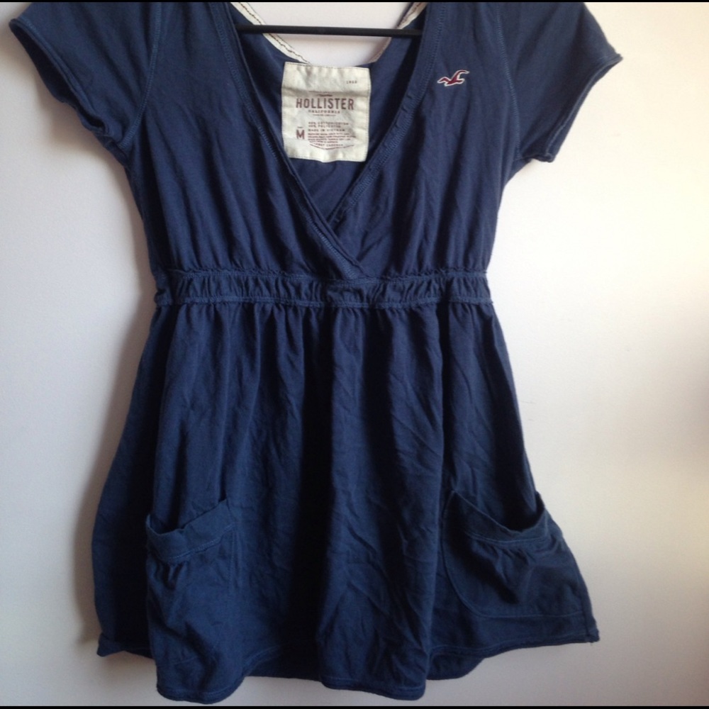 Hollister plunging neckline top