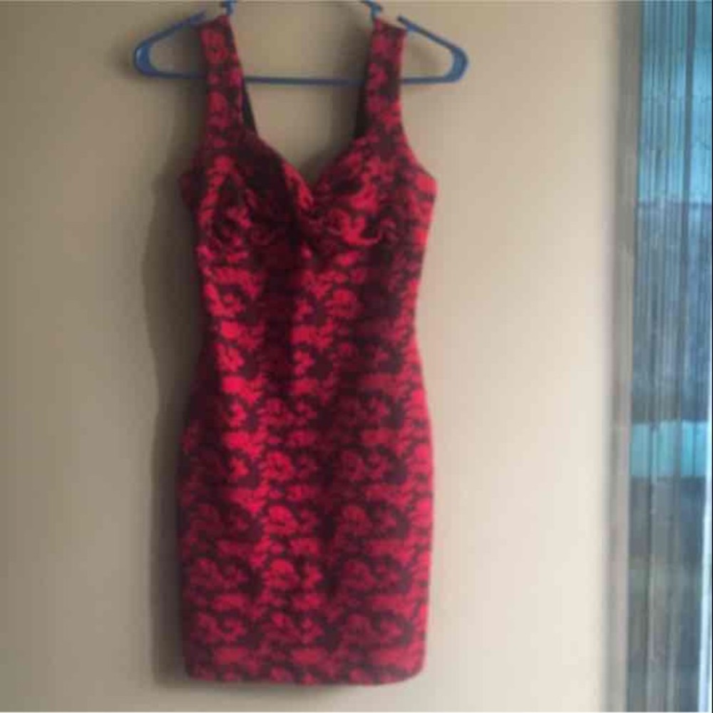 Candie's Red Floral Dress