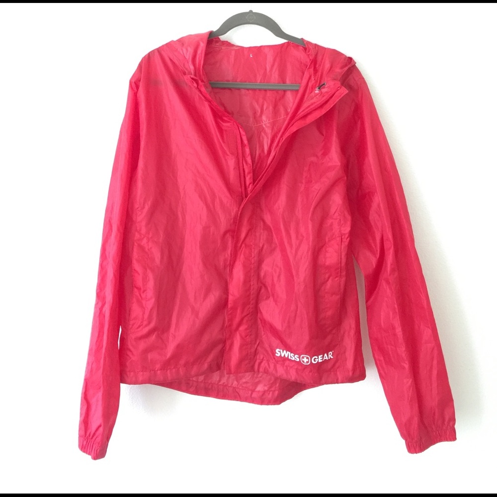 Red Rain Jacket