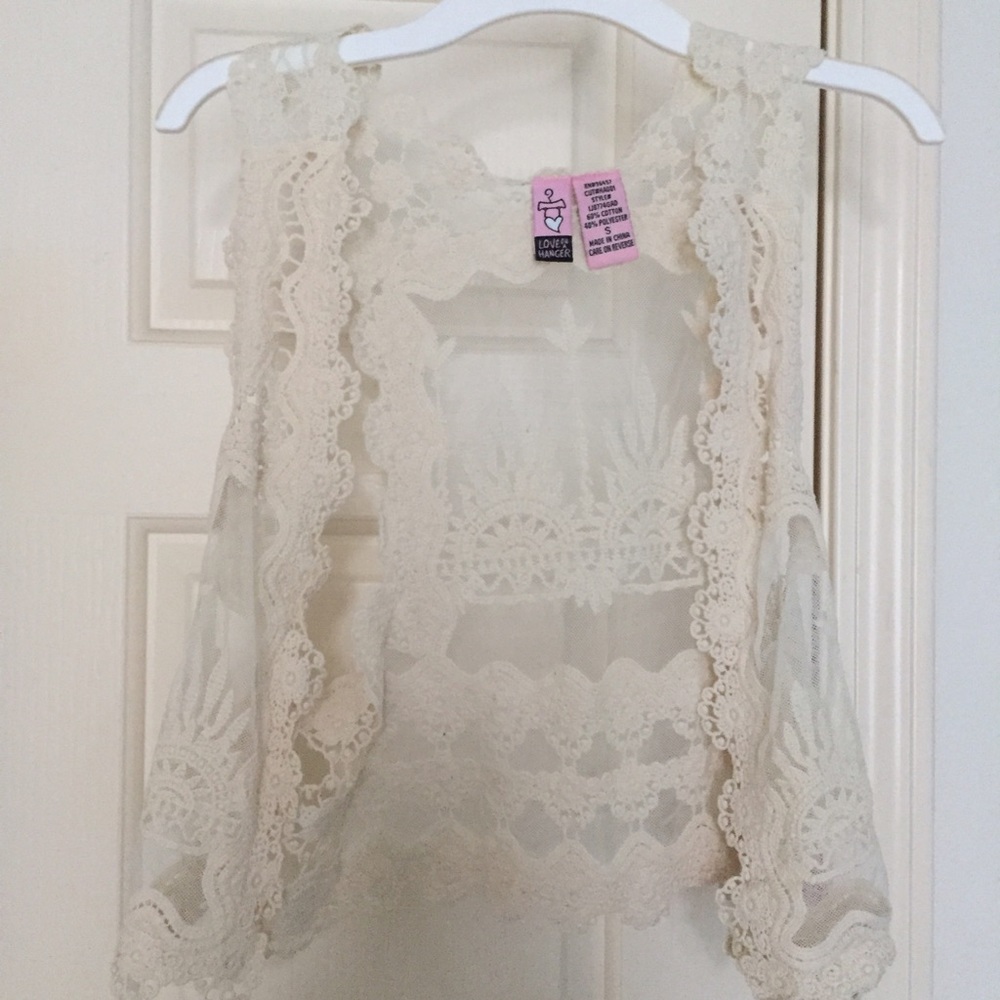 Lace vest
