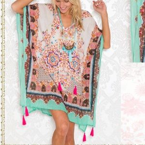 URSULA KAFTAN IN MINT. BRAND NEW! Size small