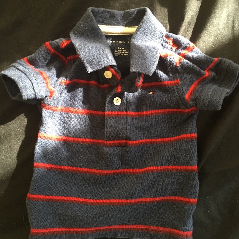 Navy & Red Tommy Hilfiger Polo