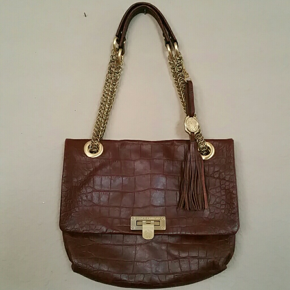 New Vince Camuto leather handbag