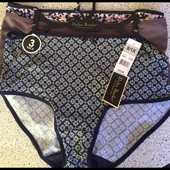 Delta Burke Other - NWT Delta Burke panties 3 pack size 8/1X
