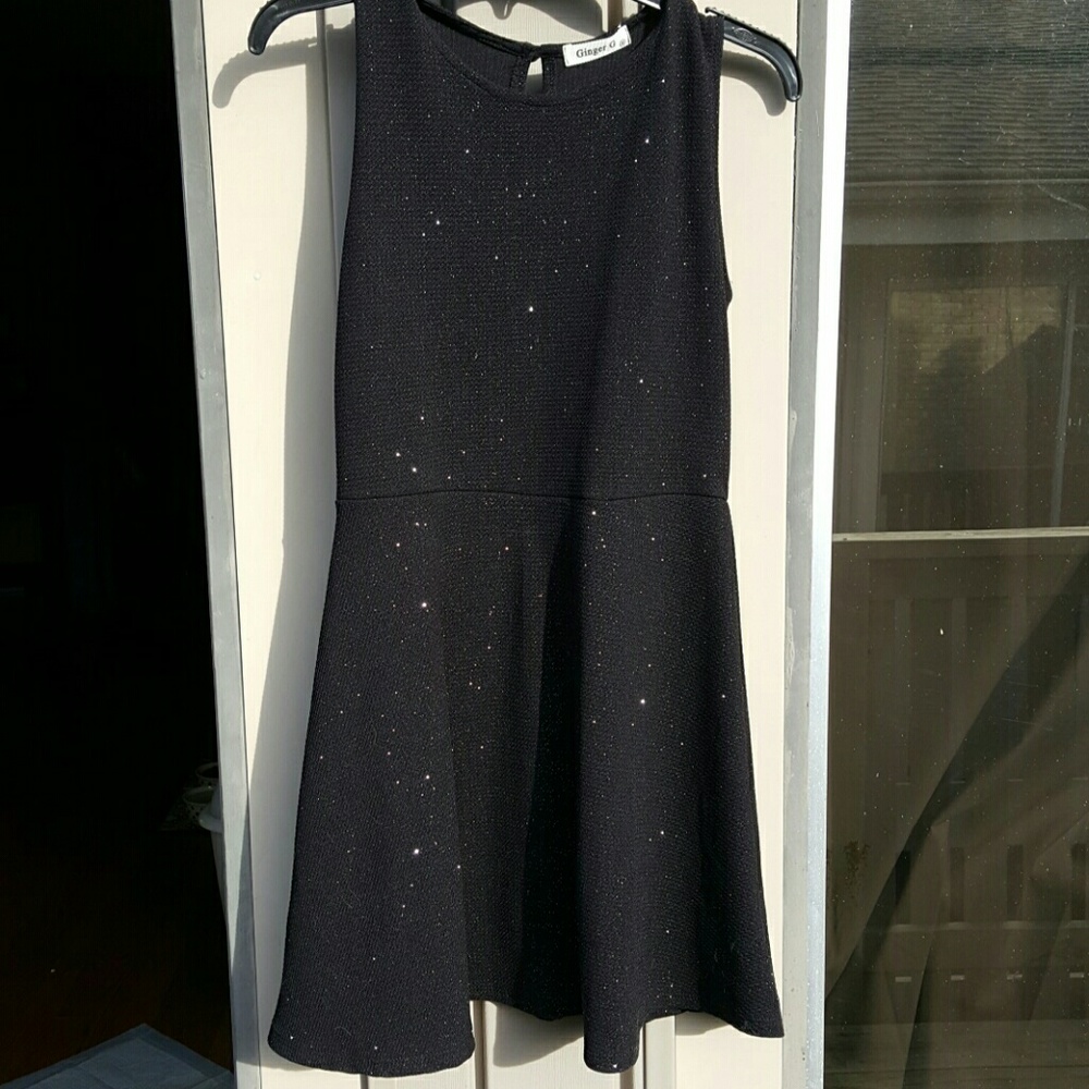 Very Sparkly Black Dress