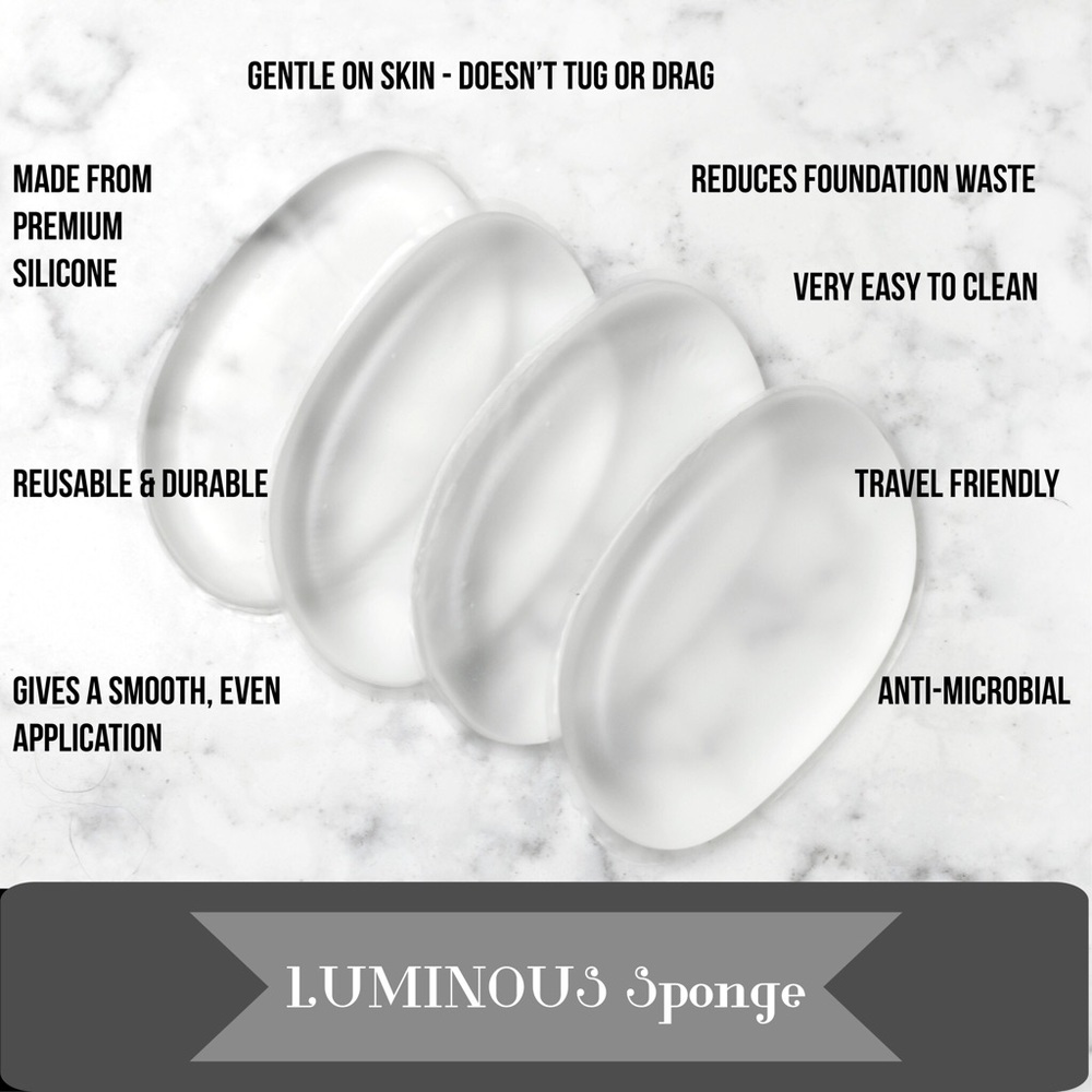 3x Anti Sponge SILICONE Makeup Sponge !💕😘