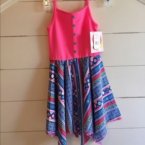 Pink dress NWT with spaghetti straps