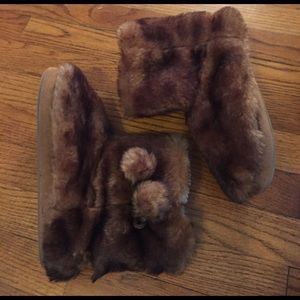Fuzzy slippers