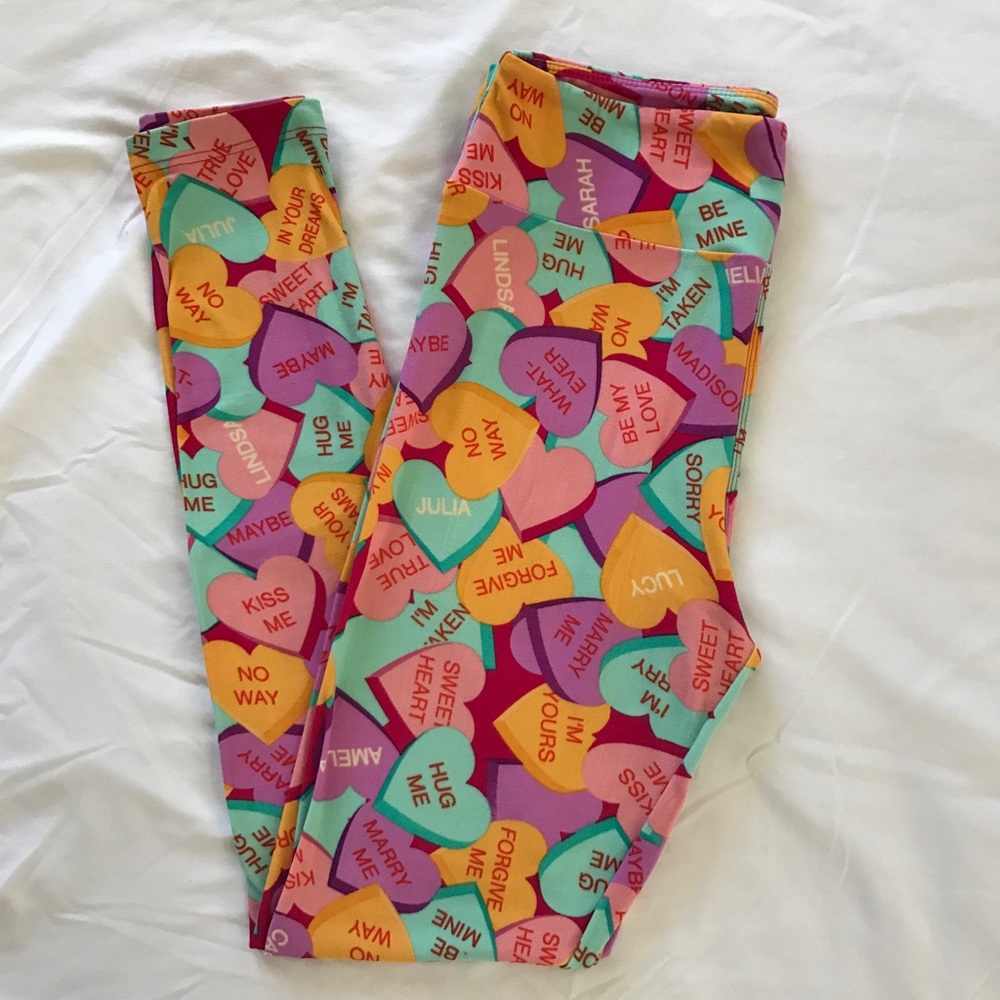 LulaRoe Valentine One Size Leggings