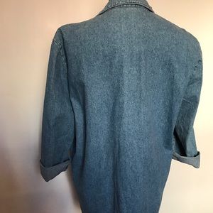 Vintage Jackets & Coats - Vintage Denim Studded Rhinestone Jean Blazer Vintage Jackets & Coats - Vintage Denim Studded Rhinestone Jean Blazer