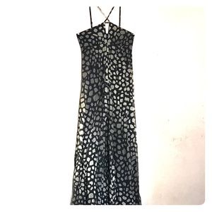 Club Monaco Safari Long Dress w/ Keyhole - Size 4