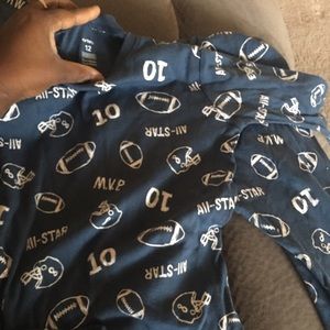 Boys football pajamas